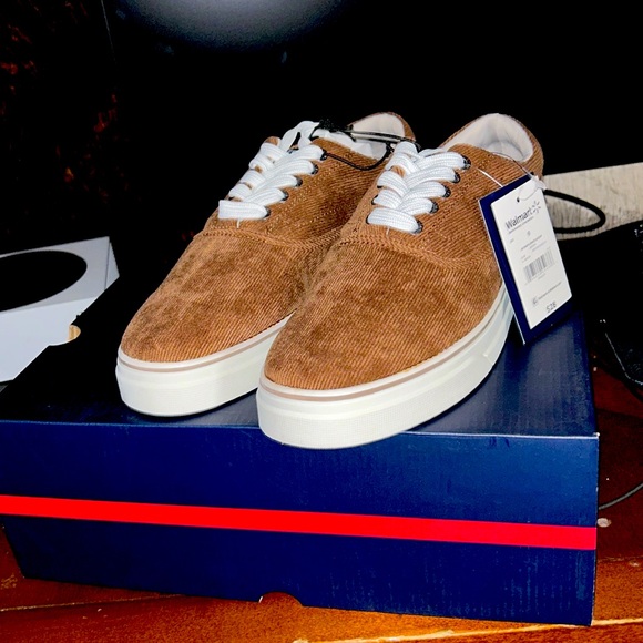 NWT CHAPS Men's lace-up canvas shoes Sz 9.5 - Picture 4 of 8